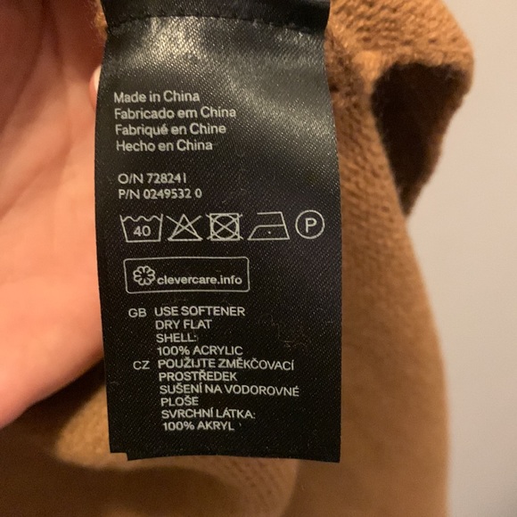 HM knit cape brown one size - Picture 6 of 7